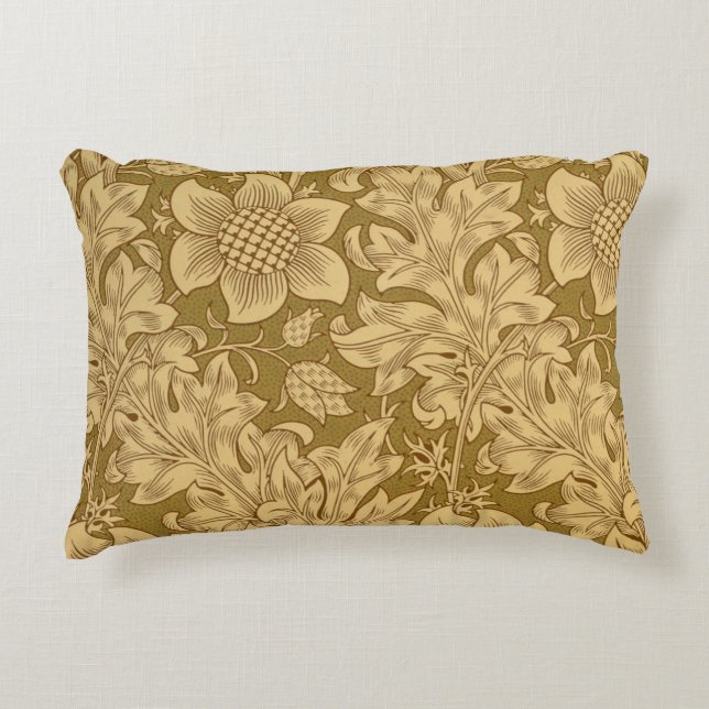 'Fritillary' wallpaper design, 1885 Accent Pillow (Front)