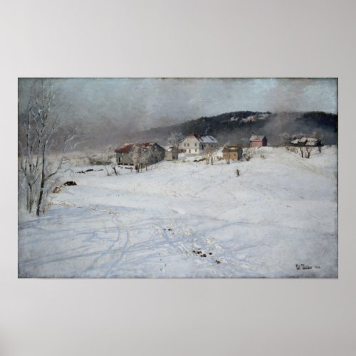 Frits Thaulow Winter Poster