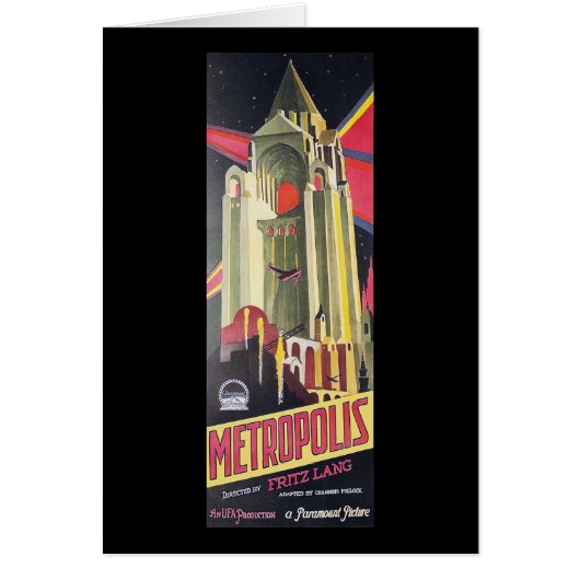Fritz Lang Metropolis Cards (Front)
