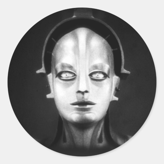 Fritz Lang's Maschinenmensch Classic Round Sticker (Front)