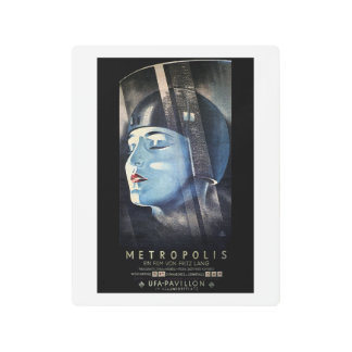Fritz Lang's Metropolis (1927) Metal Print