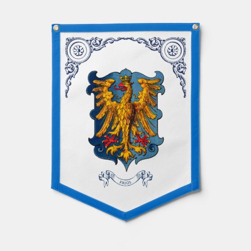 Friuli Coat of Arms and ornaments Pennant