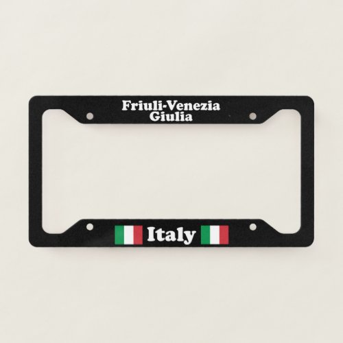 Friuli_Venezia Giulia IT _ LPF License Plate Frame