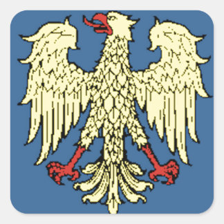 Friuli-Venezia Giulia (Italy) Flag Square Sticker