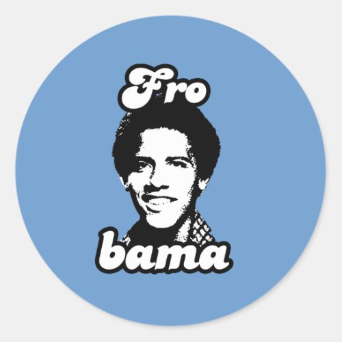 Frobama Classic Round Sticker