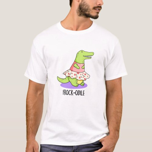 Frock_odile Funny Crocodile Pun  T_Shirt