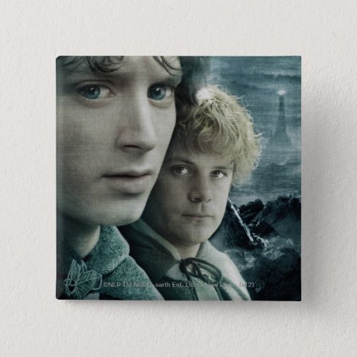 FRODO and Samwise Close Up Pinback Button