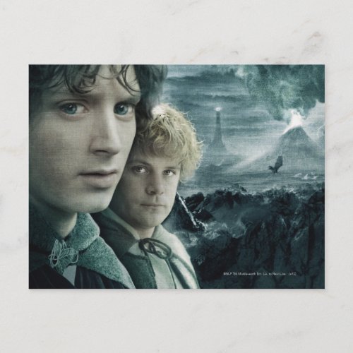 FRODO and Samwise Close Up Postcard