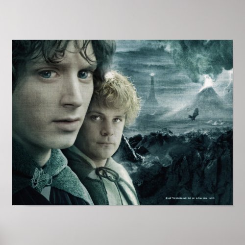 FRODO and Samwise Close Up Poster