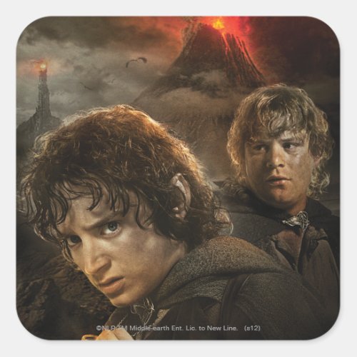FRODO and Samwise Square Sticker