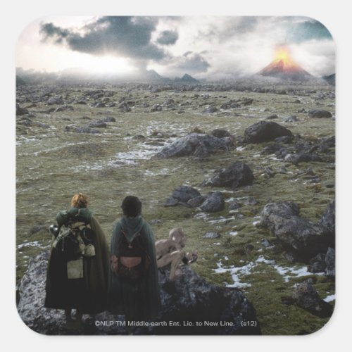 FRODOâ and Samwise Standing Square Sticker