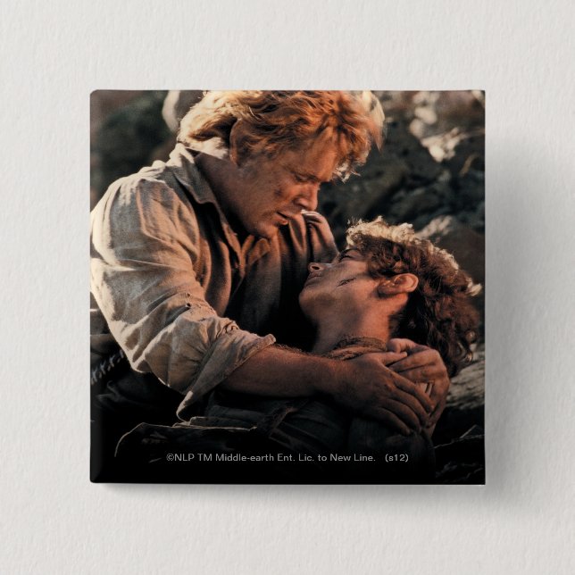 FRODO™ in Samwise's Arms Pinback Button (Front)
