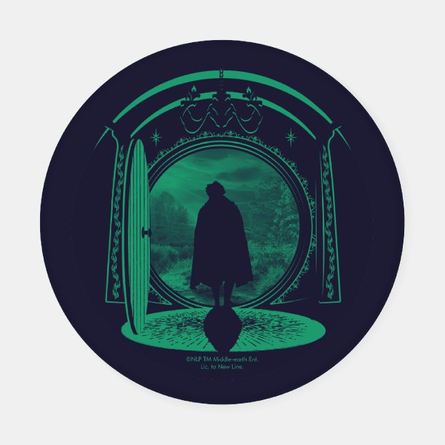 FRODO™ Leaving THE SHIRE™ Silhouette Coaster Set (Single)