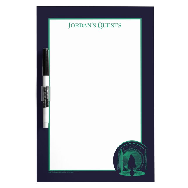 FRODO™ Leaving THE SHIRE™ Silhouette Dry Erase Board (Front)