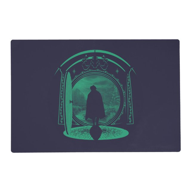 FRODO™ Leaving THE SHIRE™ Silhouette Placemat (Front)