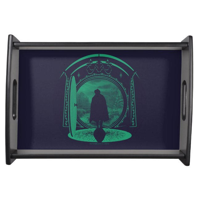 FRODO™ Leaving THE SHIRE™ Silhouette Serving Tray (Front)