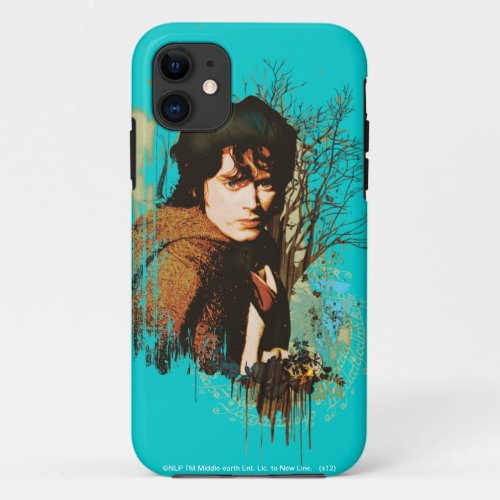 FRODOâ Mixed Media Vector Collage iPhone 11 Case