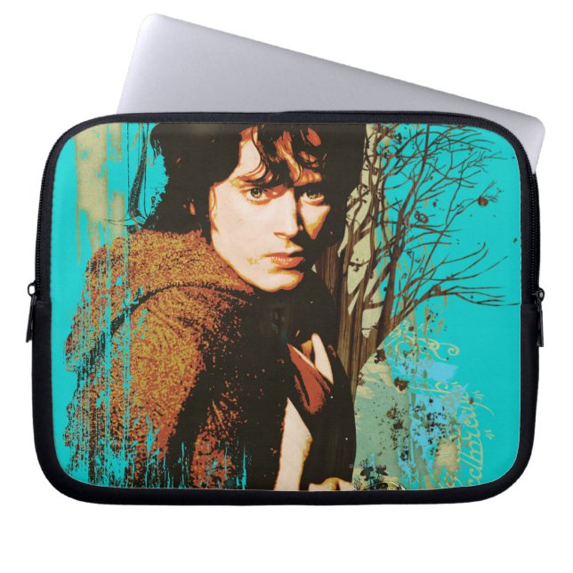 FRODO™ Mixed Media Vector Collage Laptop Sleeve (Front)