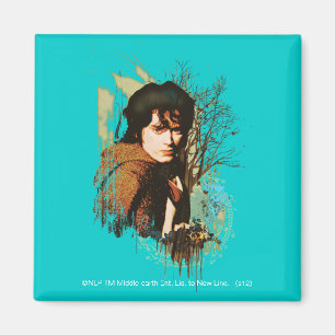 FRODO™ Mixed Media Vector Collage Magnet