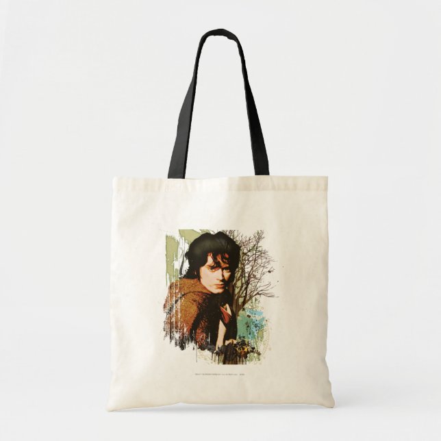 FRODO™ Mixed Media Vector Collage Tote Bag (Front)