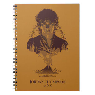 FRODO™ MOUNT DOOM™ Tengwar Inscription Graphic Notebook
