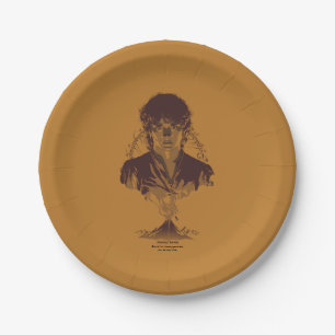 FRODO™ MOUNT DOOM™ Tengwar Inscription Graphic Paper Plates