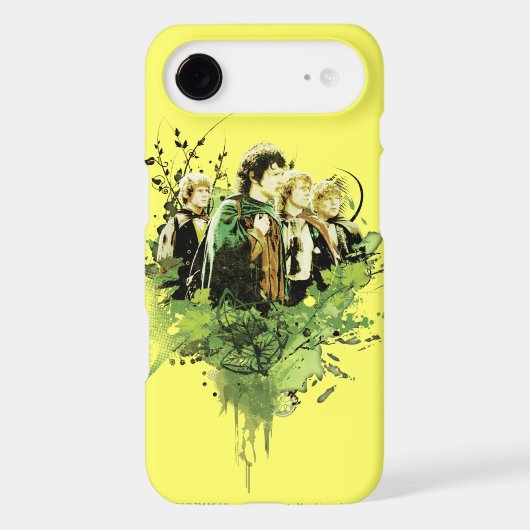 FRODO™ with Hobbits Vector Collage Case-Mate iPhone Case (Back)