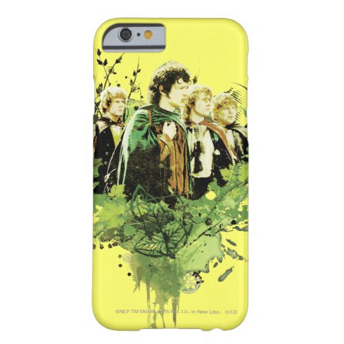 FRODOâ with Hobbits Vector Collage Barely There iPhone 6 Case