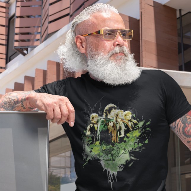 FRODO™ with Hobbits Vector Collage T-Shirt (Creator Uploaded)