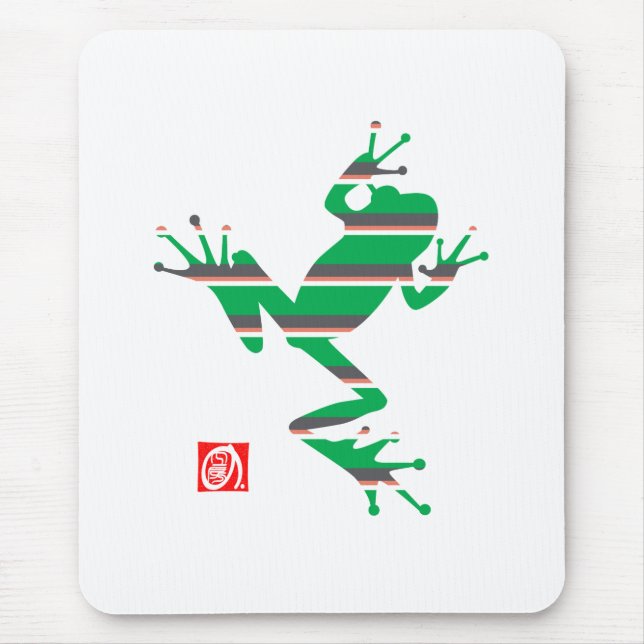 frog1 mouse pad (Front)