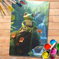 Frog 1 Decoupage Paper
