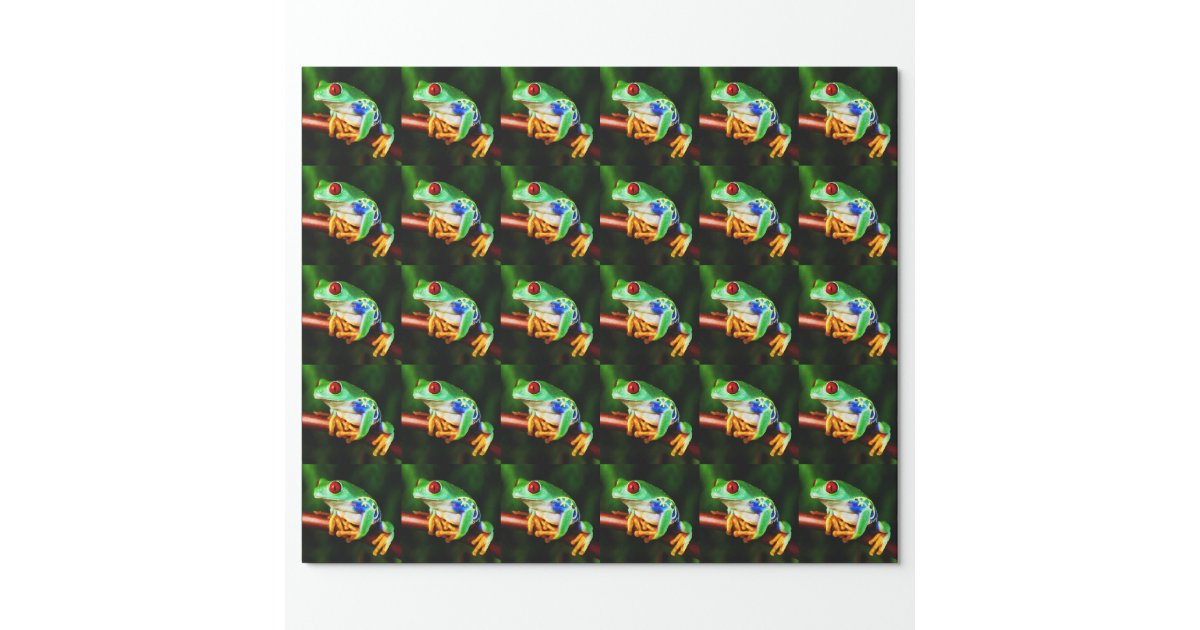 Frog 1 Wrapping Paper | Zazzle