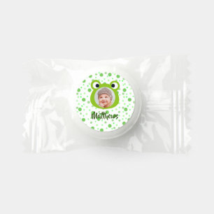 Frog 1st birthday candy party favor