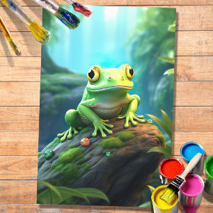 Frog 2 Decoupage Paper