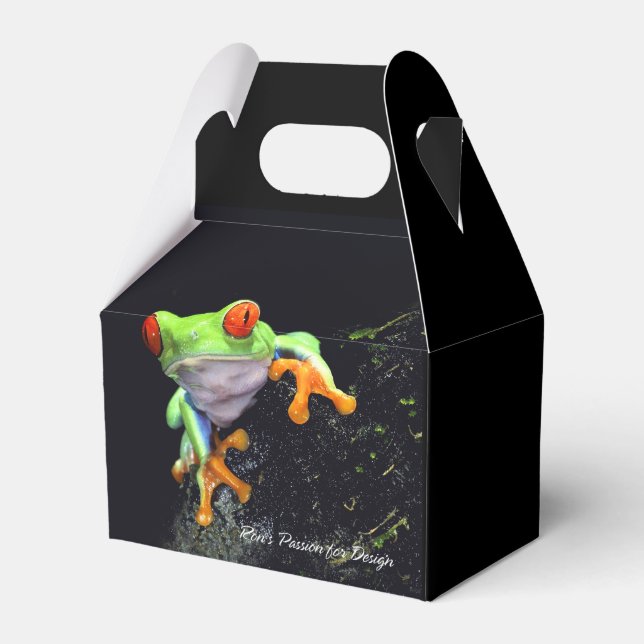 Frog 3 favor boxes (Front Side)