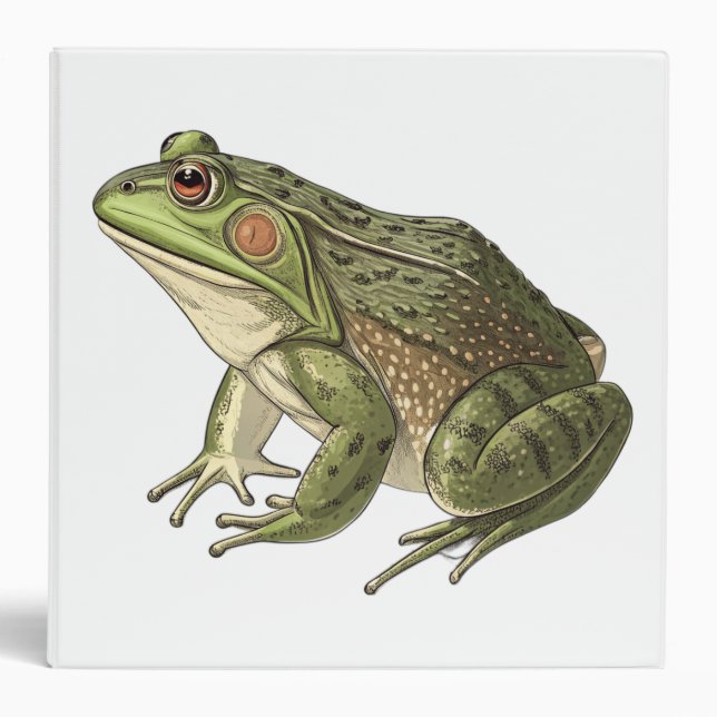 Frog 3 Ring Binder (Front)
