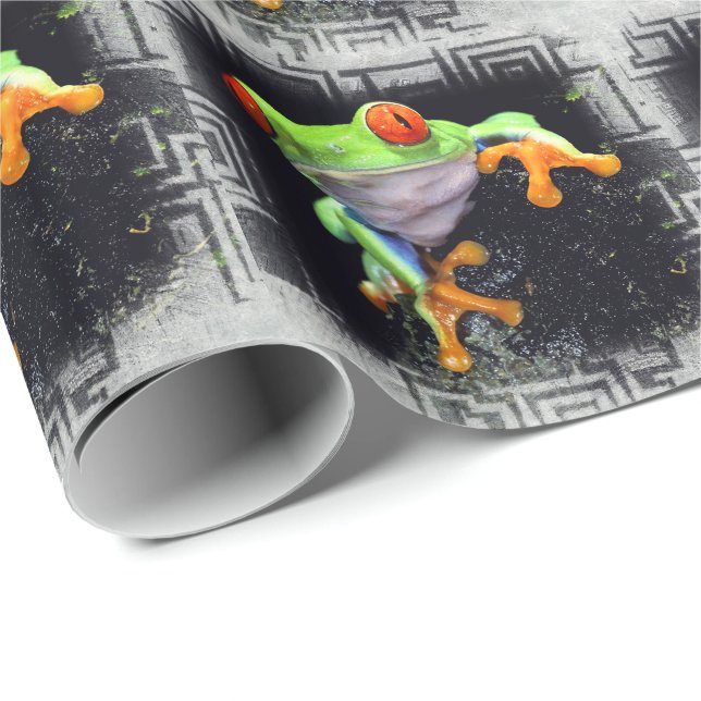 Frog 3A Wrapping Paper (Roll Corner)