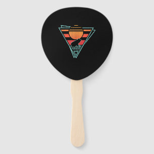 Frog 80s EDM Synthwave Gift Hand Fan