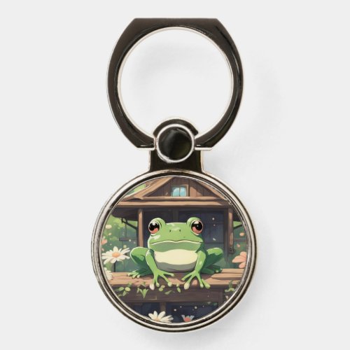 Frog Aesthetic Nature Cottagecore Kawaii Cute Phone Ring Stand