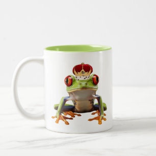 Frog and Crown Two-Tone Coffee Mug