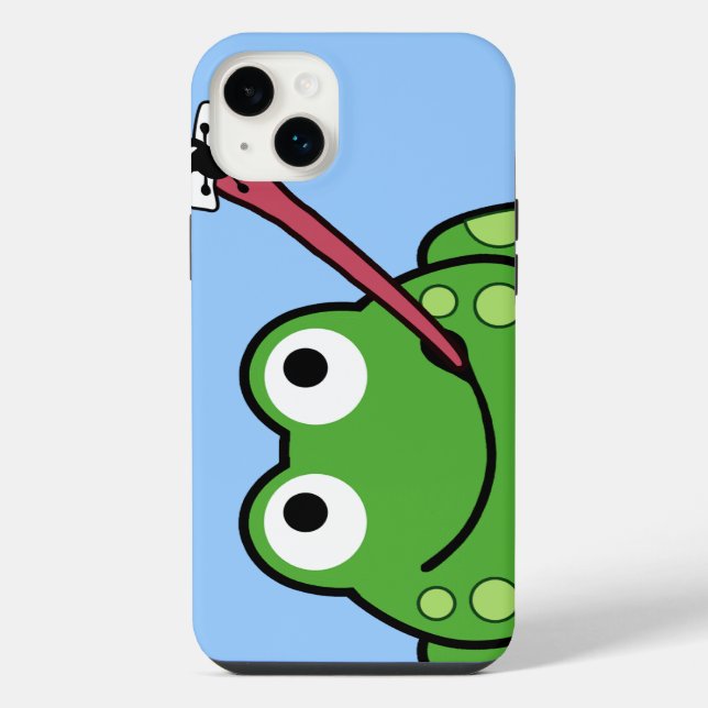 Frog and Fly Iphone Case (Back)
