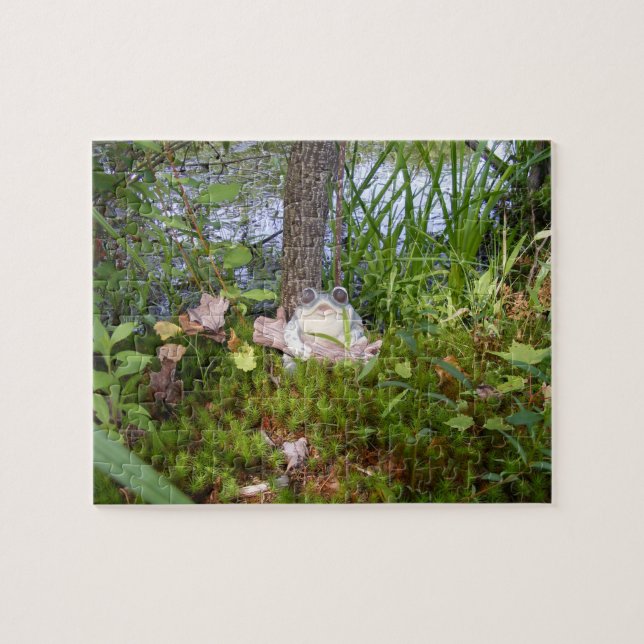 Frog And Log Compact Puzzle (Horizontal)