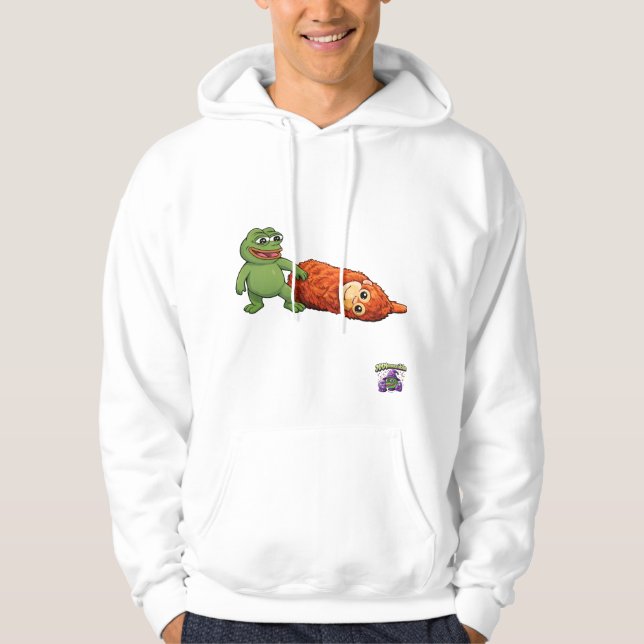 frog and monkey hoodie (Front)