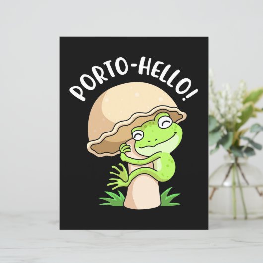 Frog And Mushroom (Standing Front)