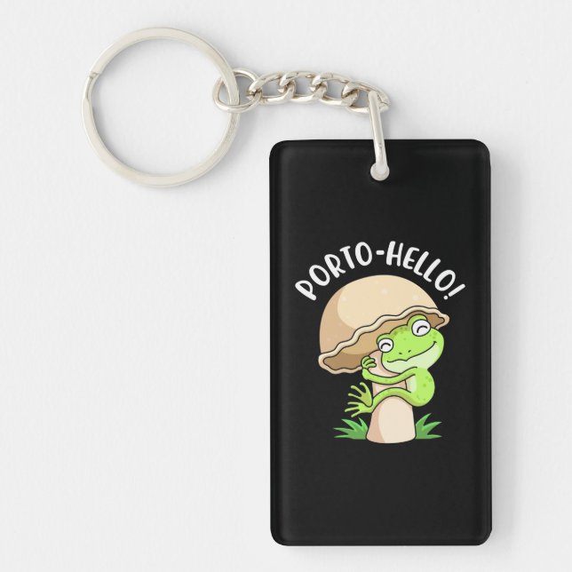 Frog And Mushroom Keychain (Front)