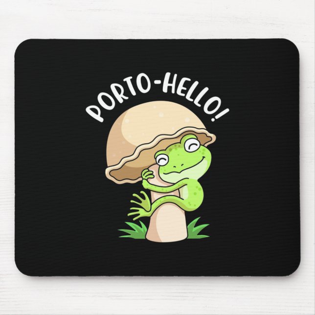 Frog And Mushroom Mouse Pad (Front)