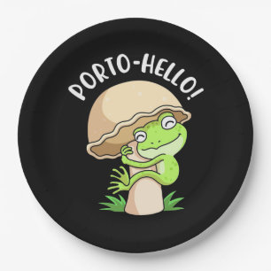 Frog And Mushroom Paper Plates