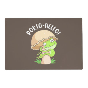 Frog And Mushroom Placemat