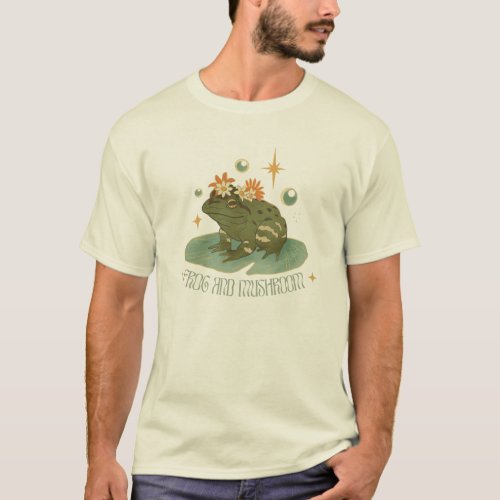 Frog and Mushroom T_Shirt