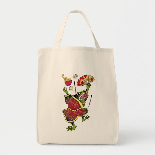 Frog And Ramen in the Air Tote Bag